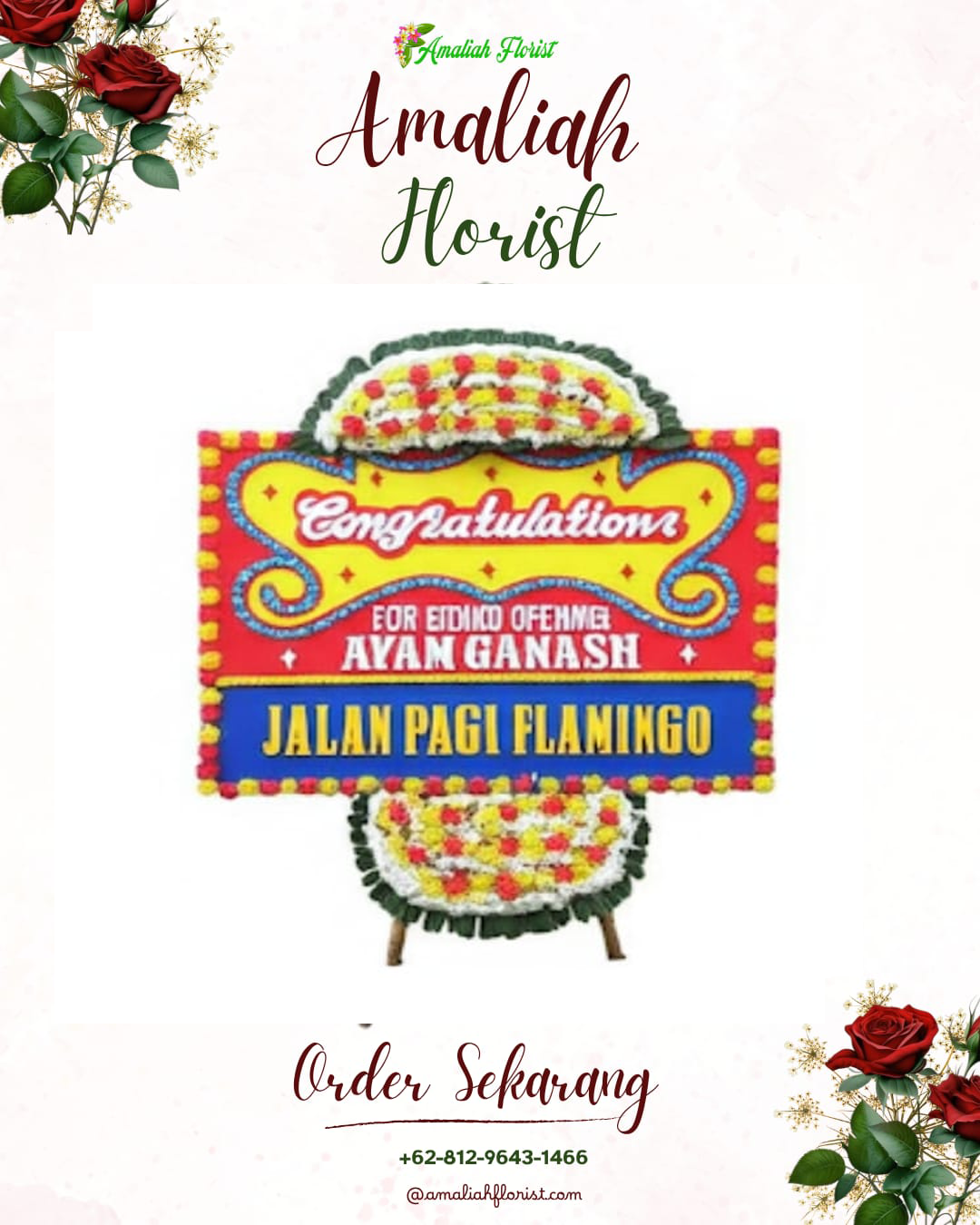 Sewa Papan Bunga Tenggilis Mejoyo